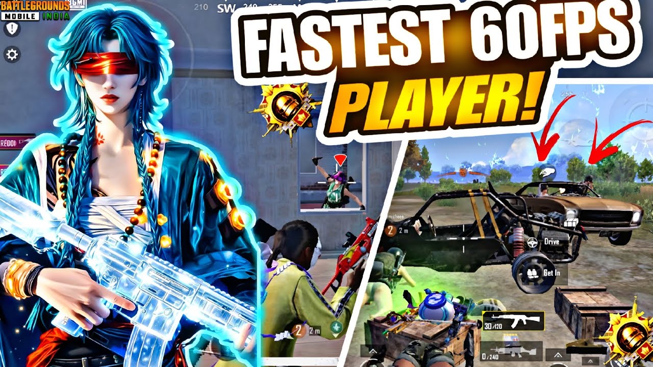 Fastest 60Fps player! Fastest clutches! Squad wipes !