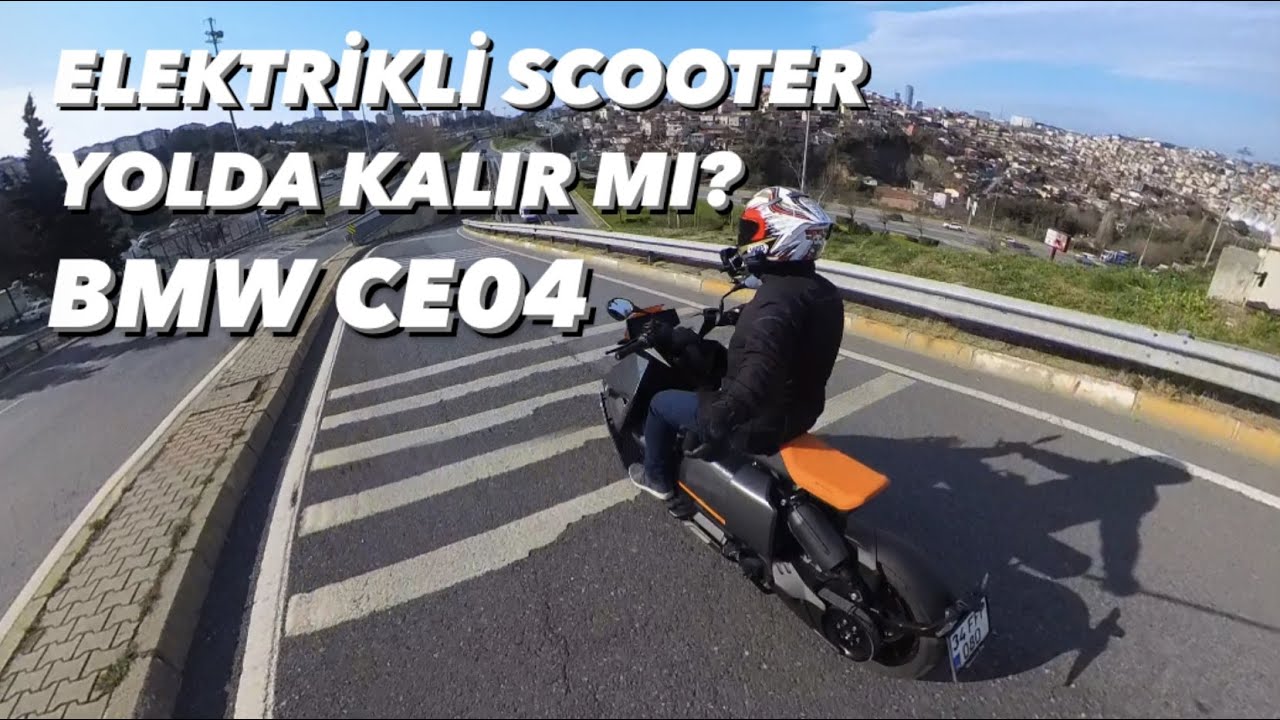 Elektrikli Scooter yolda kalır mı? Denedik; BMW CE04