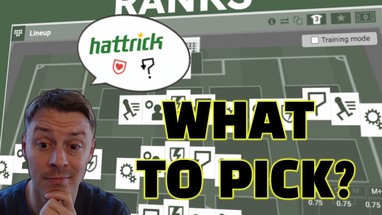 Picking Specialties for each position - Squad Building