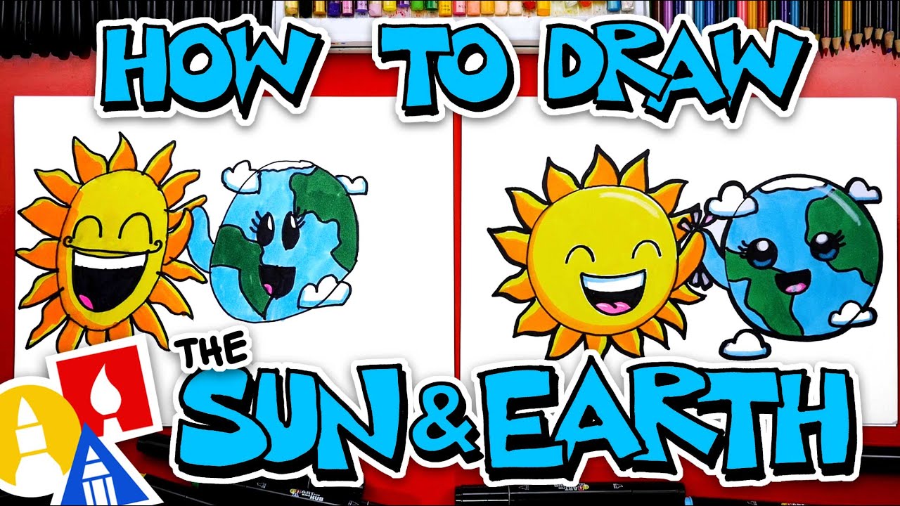 How To Draw Earth And Sun High-Five