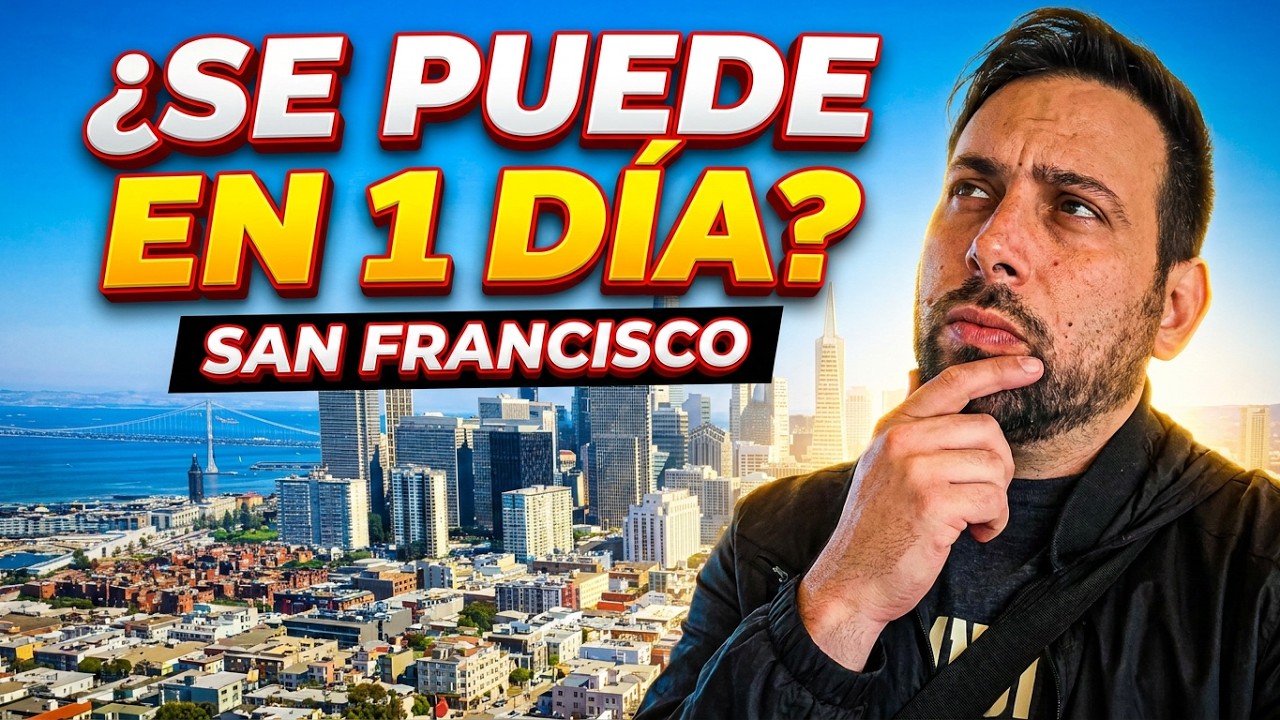 SAN FRANCISCO EN 1 DIA, Mejor NO vayas ‼️, Sin Ver esta Guia ✈ 