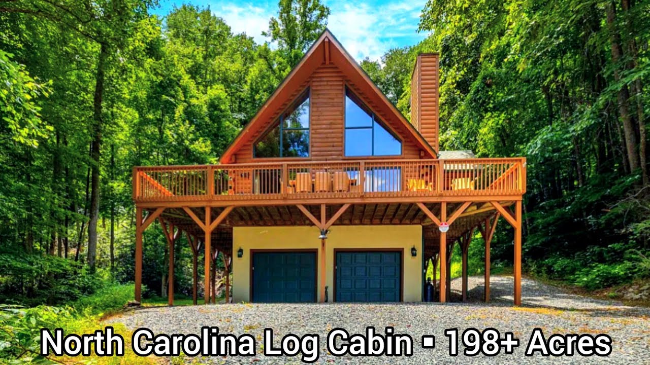 North Carolina Log Cabins For Sale | 198+Acres | North Carolina Land For Sale | Check All The Boxes