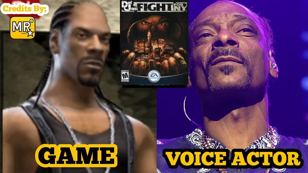 All Characters & Voice Actors - Def Jam Fight For NY GAME (2004)