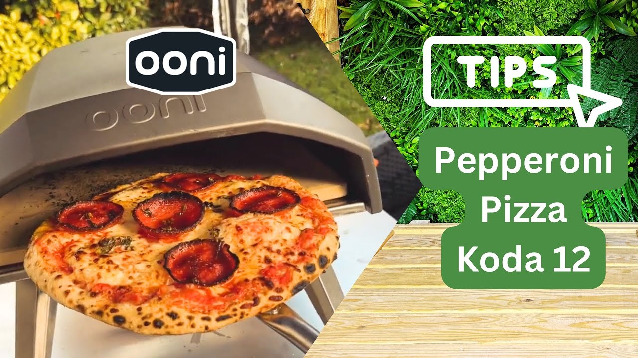 Ooni Koda 12 Cooks a Lovely Pepperoni Pizza!