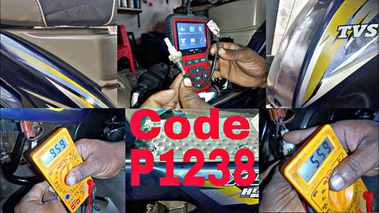 TVS XL 100 Bs6/#P1238/Code Engine Temperatur Sensor in (1238) Code Problem Solve