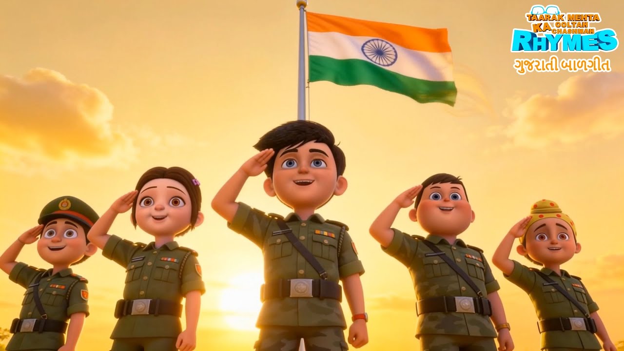 Republic Day 2026 | Repulic Day Special Gujarati Rhyme #republicday #gujarati #rhymes