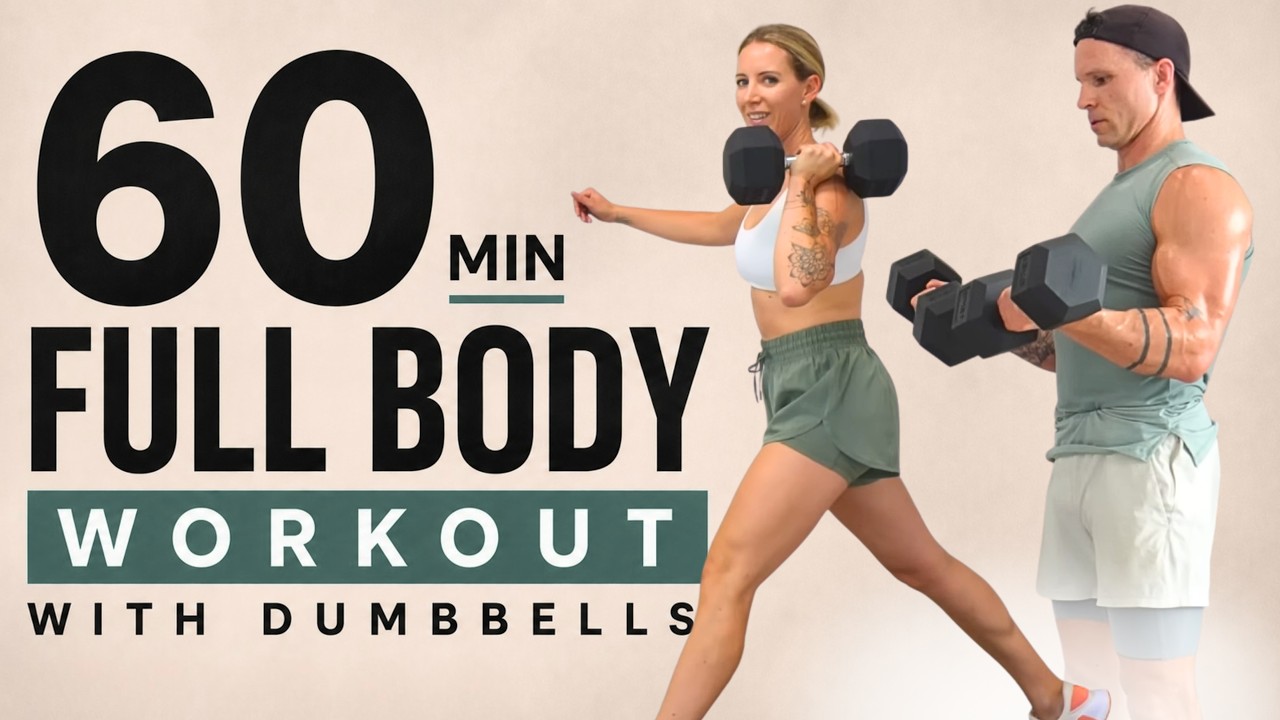1 Hour FULL BODY DUMBBELL WORKOUT | Max Out Strength, Muscle & Core
