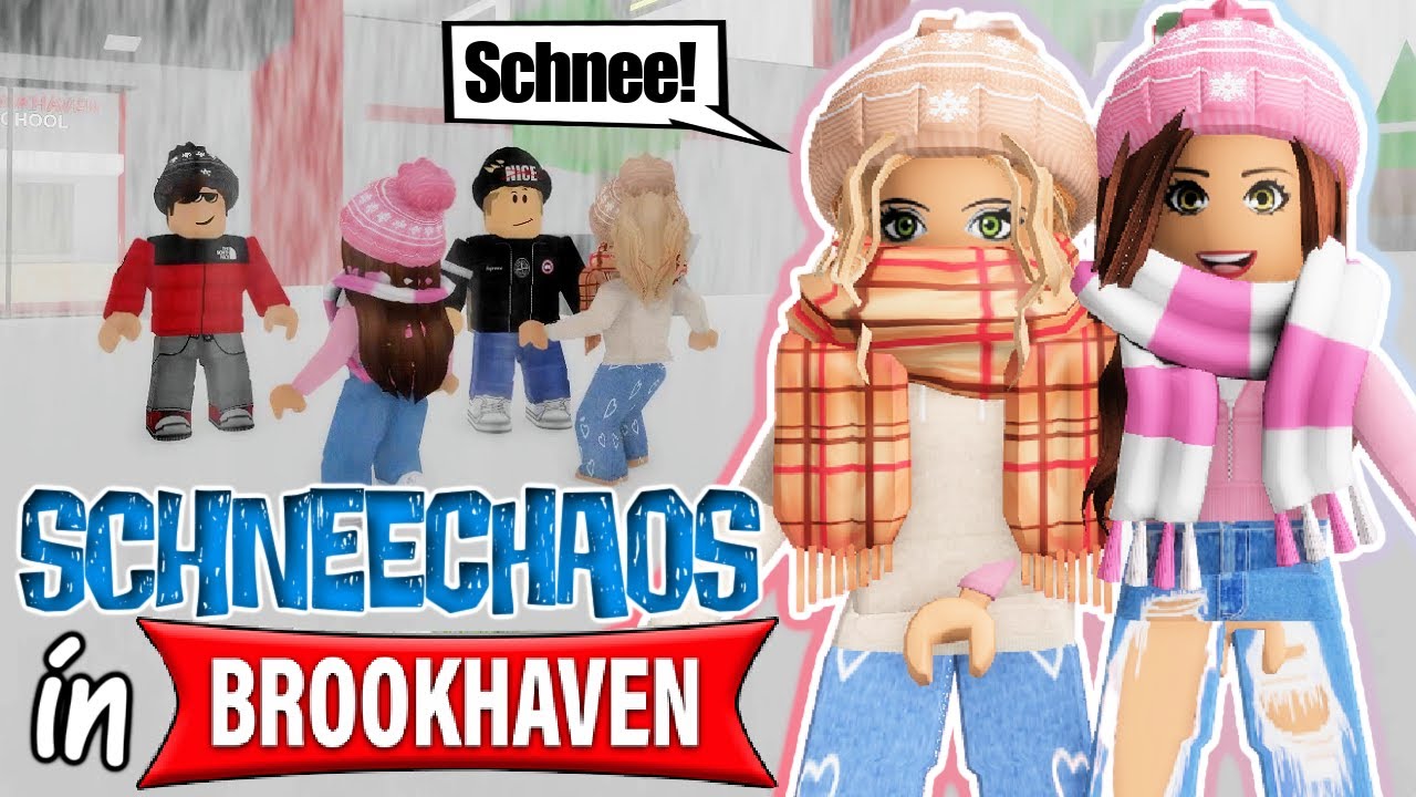 Oh nein ❌! SCHNEECHAOS in BROOKHAVEN ❄️ Roblox Roleplay Story RP DEUTSCH