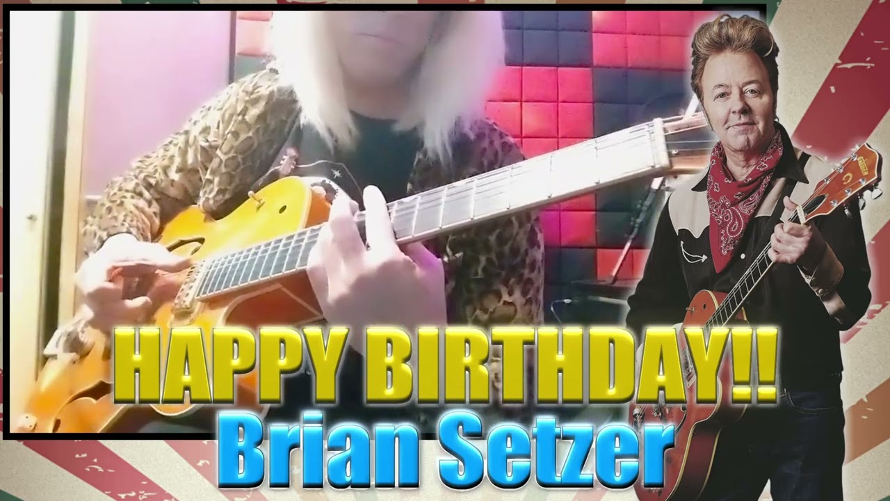 Happy Birthday, Master Brian Setzer! #briansetzer #straycats #rockabilly