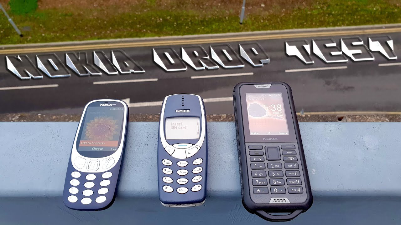 Nokia 800 Tough - Extreme Drop Test Against Nokia 3310