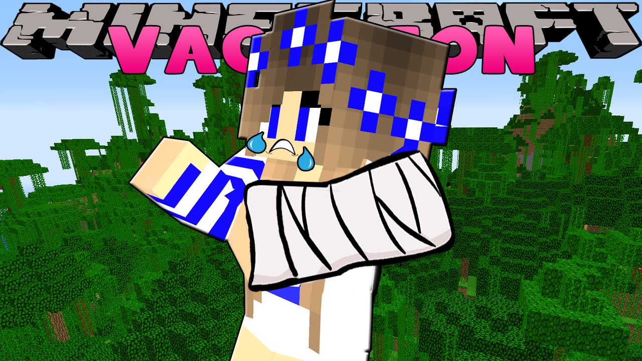Minecraft-Little Carly Adventures-LITTLE CARLY BREAKS HER ARM!!