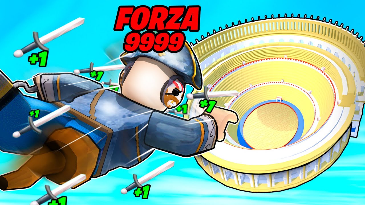 DIVENTO IL GLADIATORE INVINCIBILE SU ROBLOX!