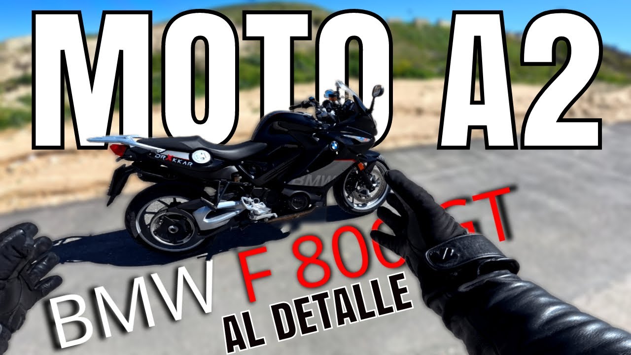 ¿MOTO para CARNET A2? Mira esto 👉BMW F 800 GT al DETALLE👈