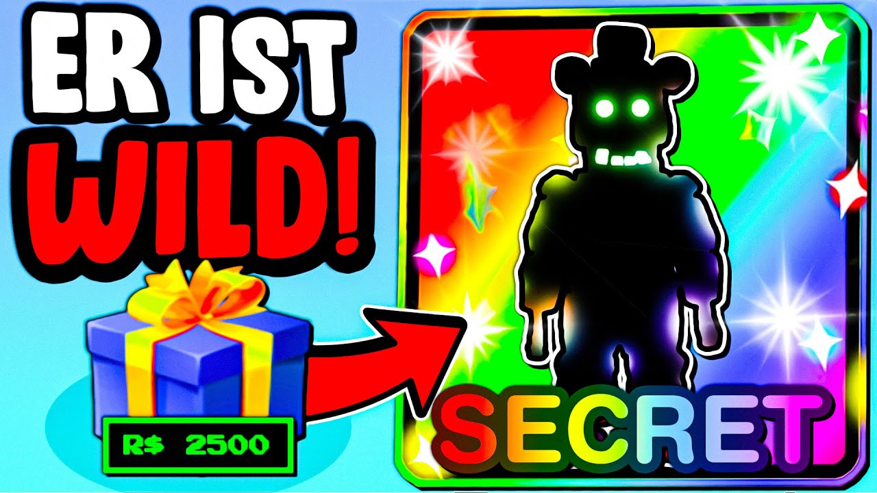 So Habe Ich SHINY SHADOW FREDDY GEZOGEN In Five Nights TD!
