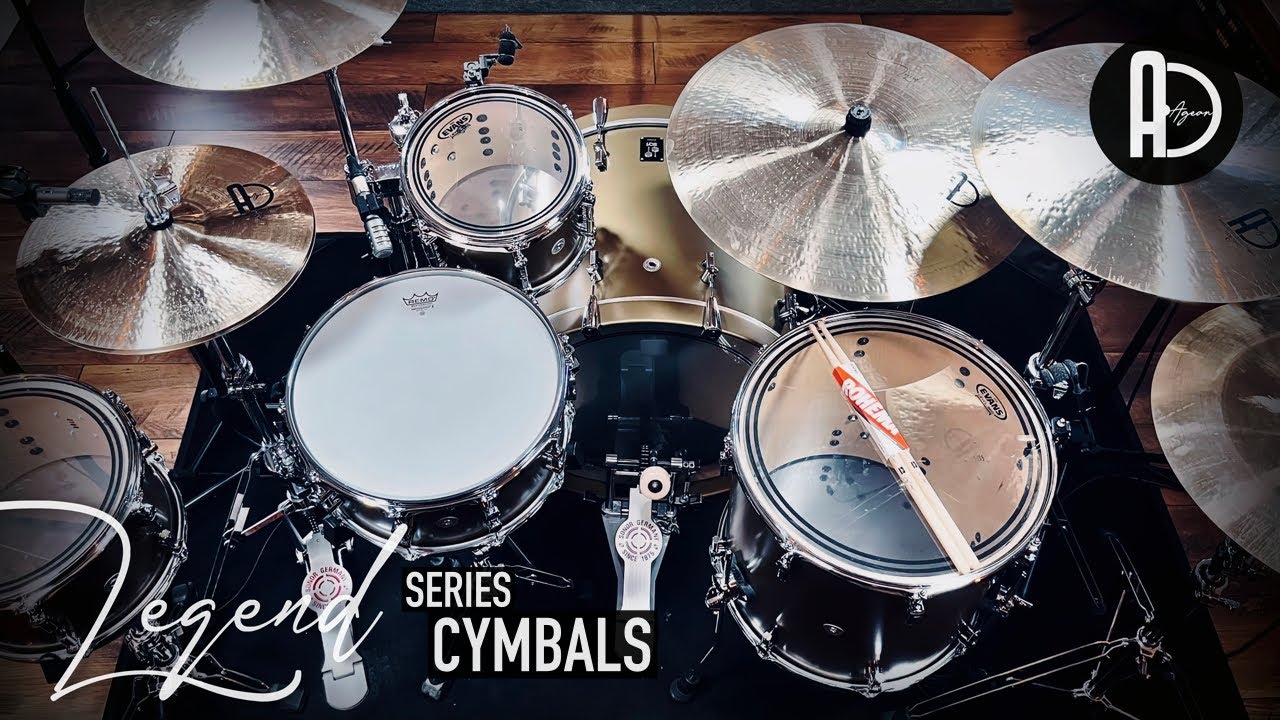 Agean Legend cymbals & GOLDEN Sonor SQ1 drums solo action
