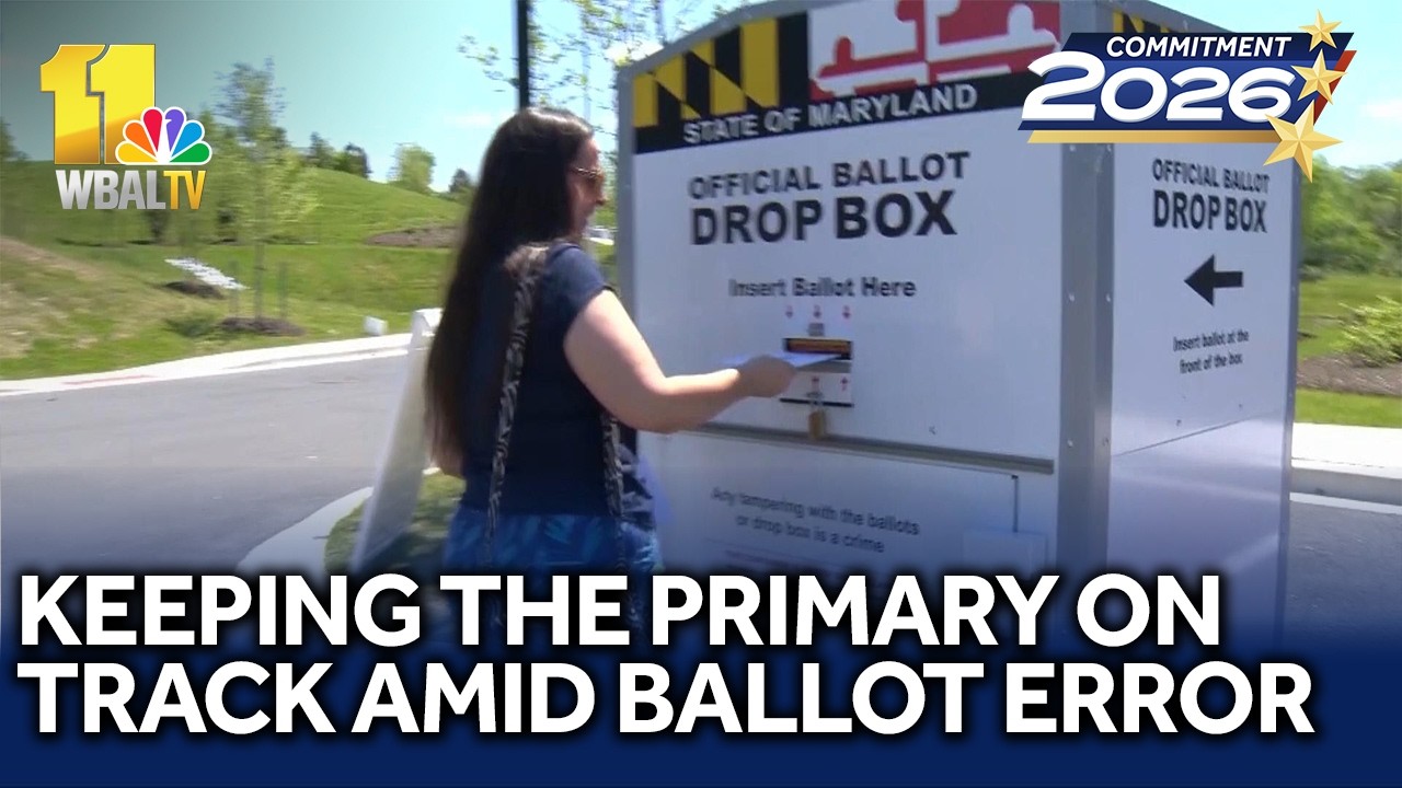 Maryland election results could be delayed after ballot error