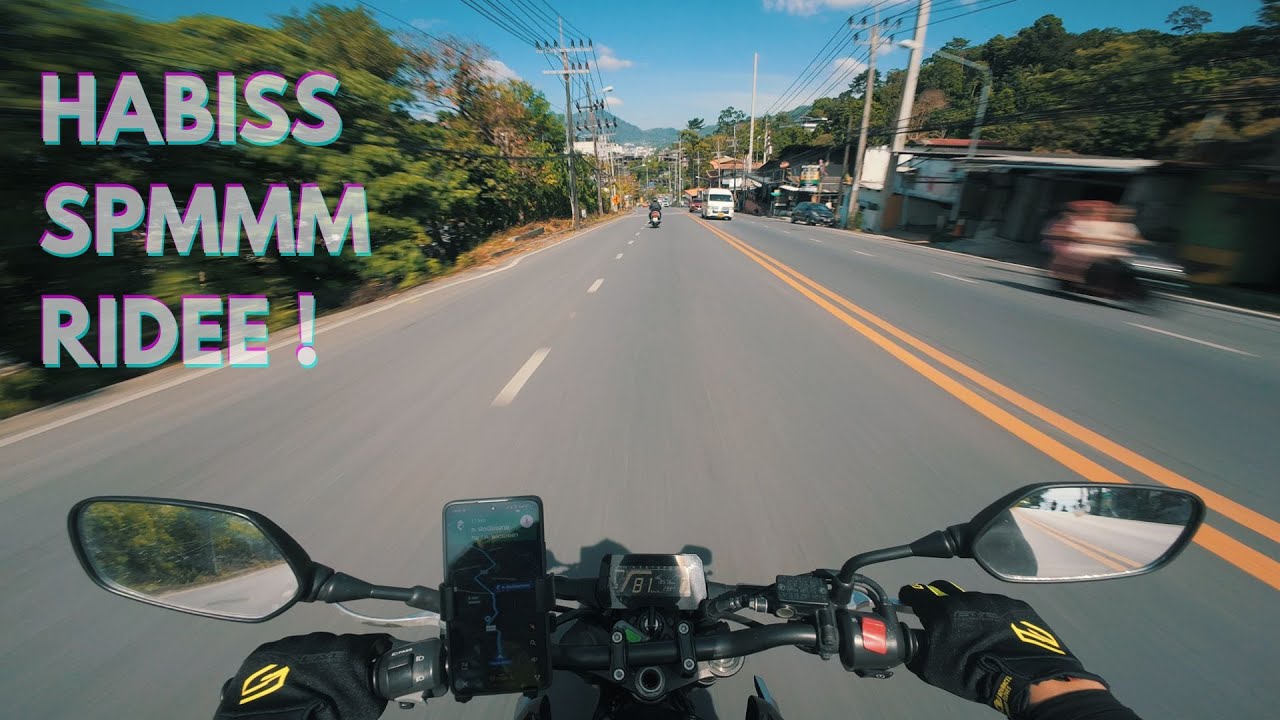 HABIS SPM MMG KENA ENJOY LA! 🇹🇭 | HONDA CB300R PURE SOUND | AKRAPOVIC | DJI OSMO ACTION 4 [4K]