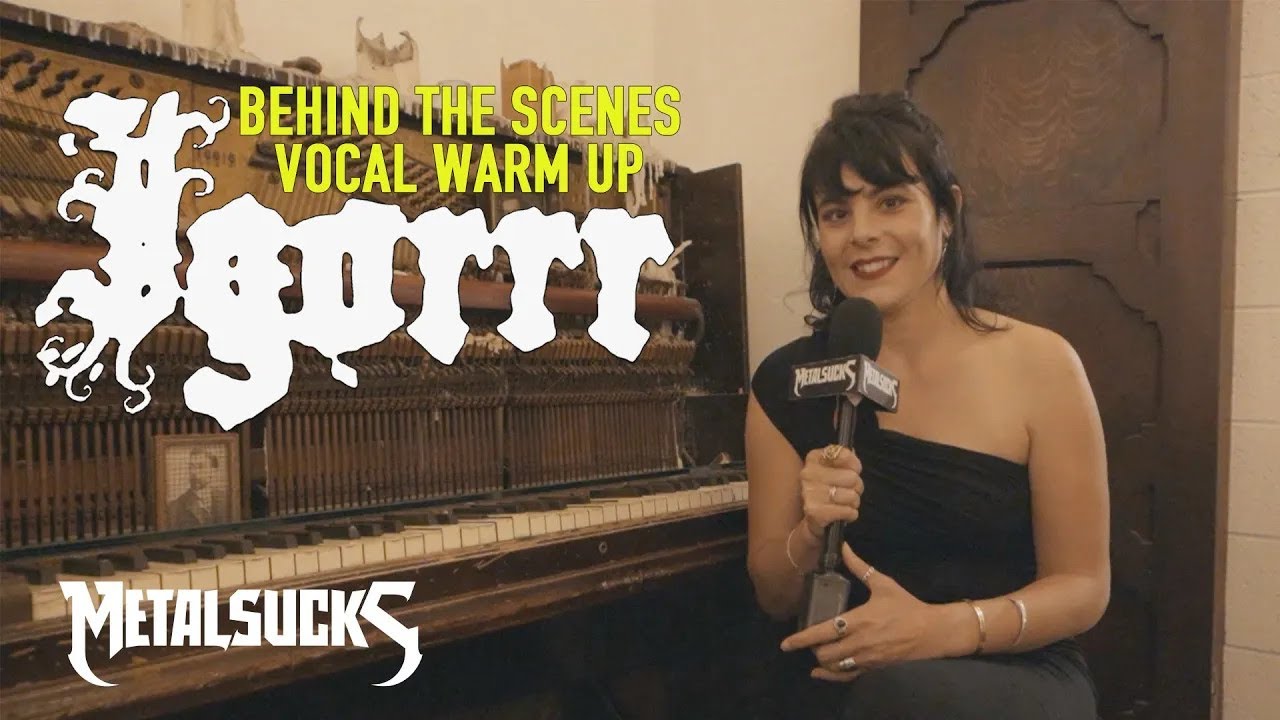 JB & MARTHE of IGORRR Share Their Vocal Warm Up Routine