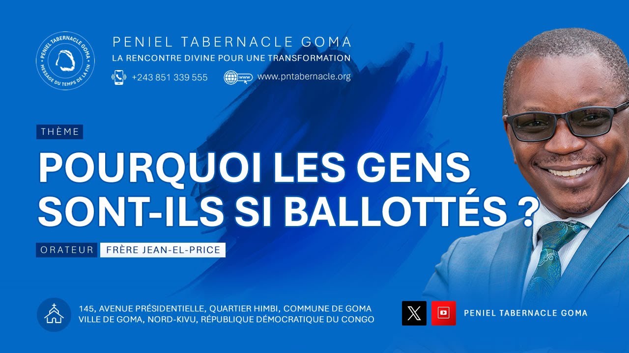 Pourquoi les gens sont-ils si ballottés ? – Volume 6 | Frère Jean-EL-Price | Dimanche 08.02.2026