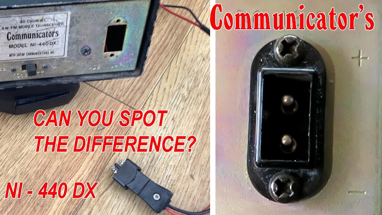 MAKING CONVINCING LOOKING AND PROPERLY WORKING PARTS FOR VINTAGE CB RADIOS - NI440DX POWER SOCKET.