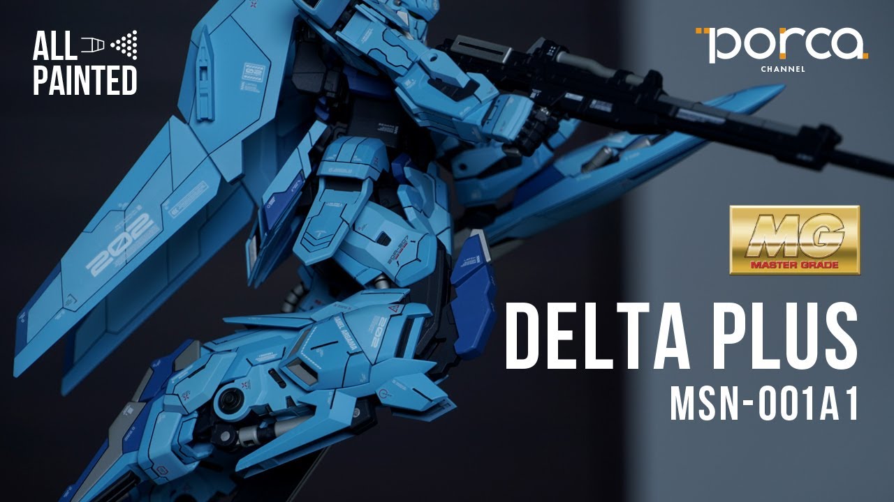 #004【ガンプラ全塗装 】MG DELTA PLUS（MGデルタプラス）