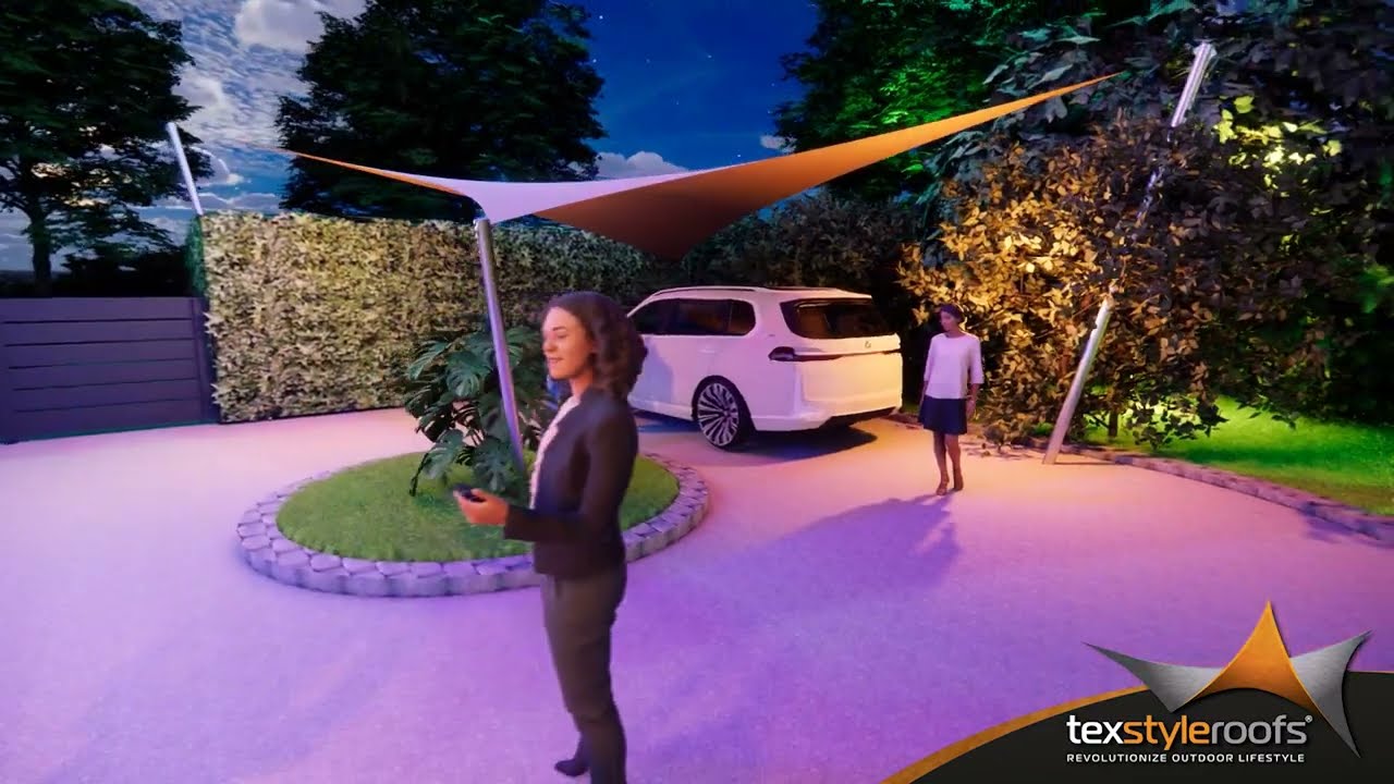 P1480   Texstyleroofs high end stormvaste verwijderbare carport overkapping fs