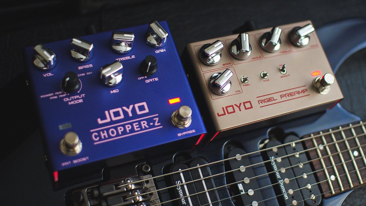 JOYO Rigel Preamp vs Chopper Z - High Gain Distortion Shootout - Metal Riffs