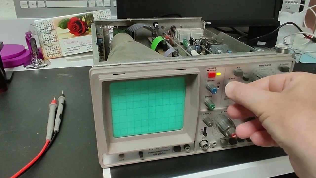 HAMEG HM203-4 #1 la primera prueba