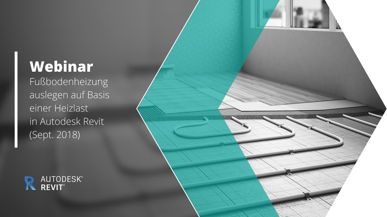 Fussbodenheizung auslegen mit liNear in Autodesk Revit
