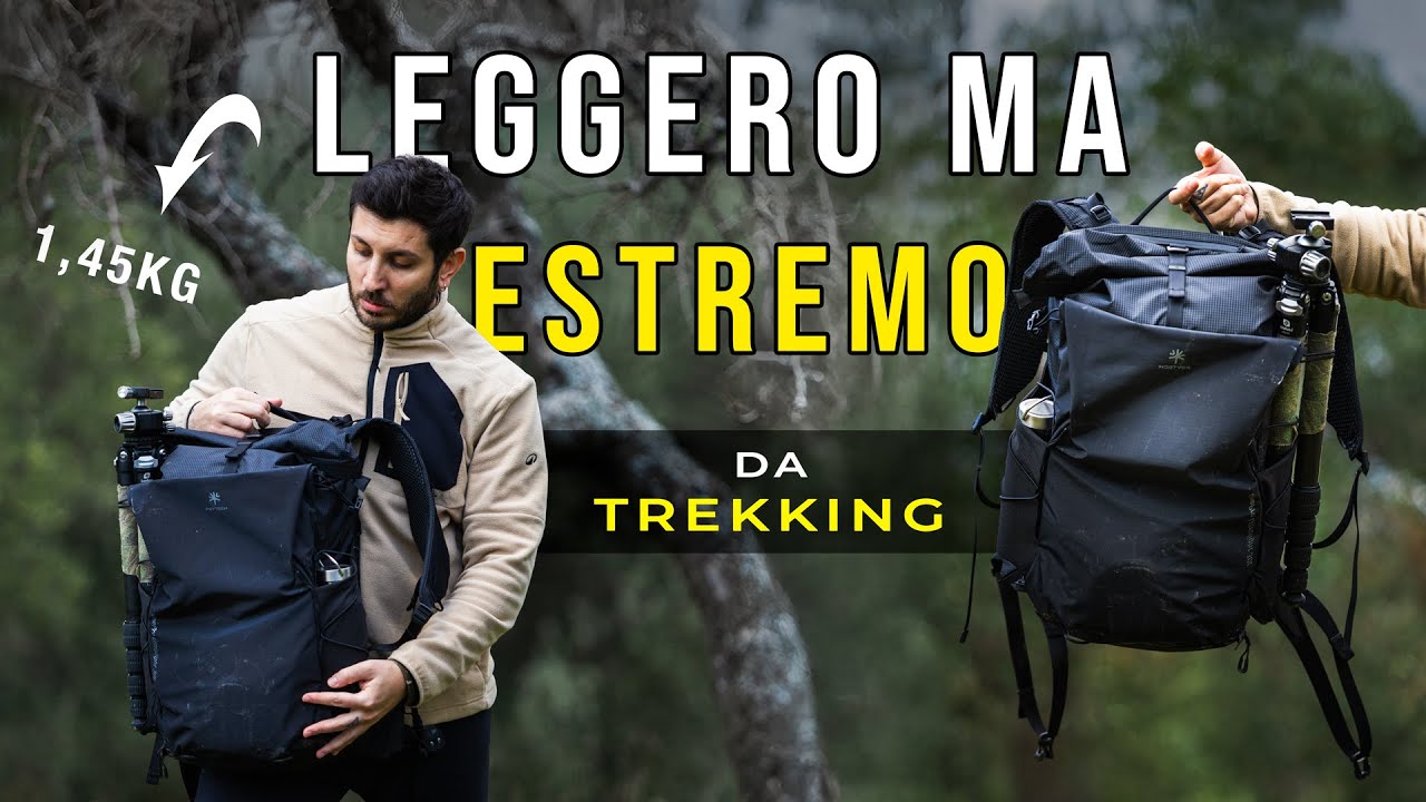 Questo zaino fotografico è assurdo: leggero… ma da trekking estremo