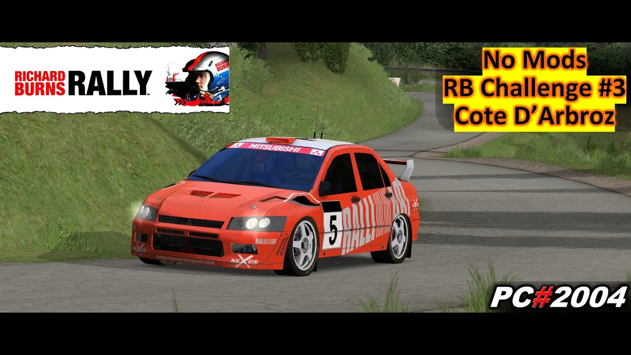 Richard Burns Rally (PC) - RB Challenge #3 - Cote D'Arbroz - No Mods 2004 Experience - Fanatec CSLDD