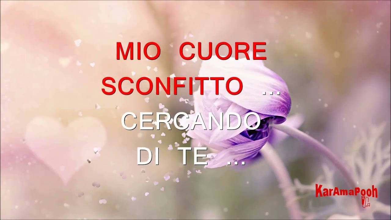 CERCANDO DI TE - KARAOKE POOH