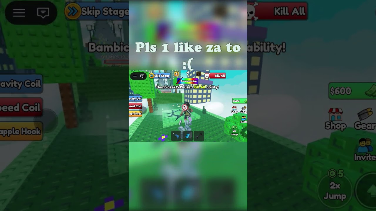 Dajcie 1 like bo mam mało:(#roblox#wybijsie#cute