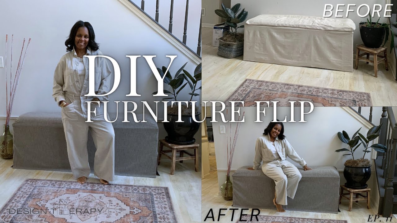 Elegant DIY Bench Makeover | Ep. 11 | Final REVEAL | Studio McGee + Amber Lewis Inspired