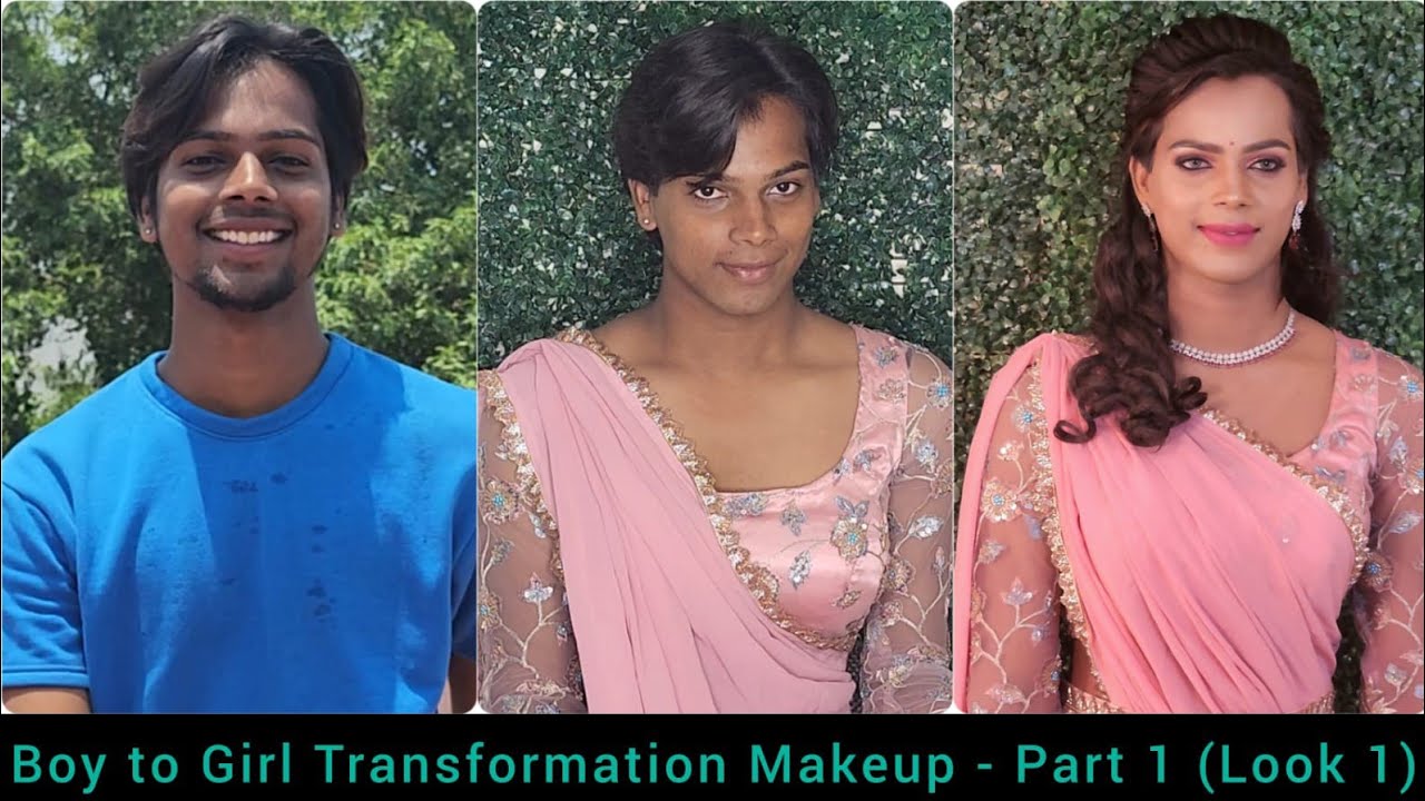Boy to Girl Transformation Makeup Part 2 Look 1 #Reception Look #Makeup Tutorial #bridalmakeup