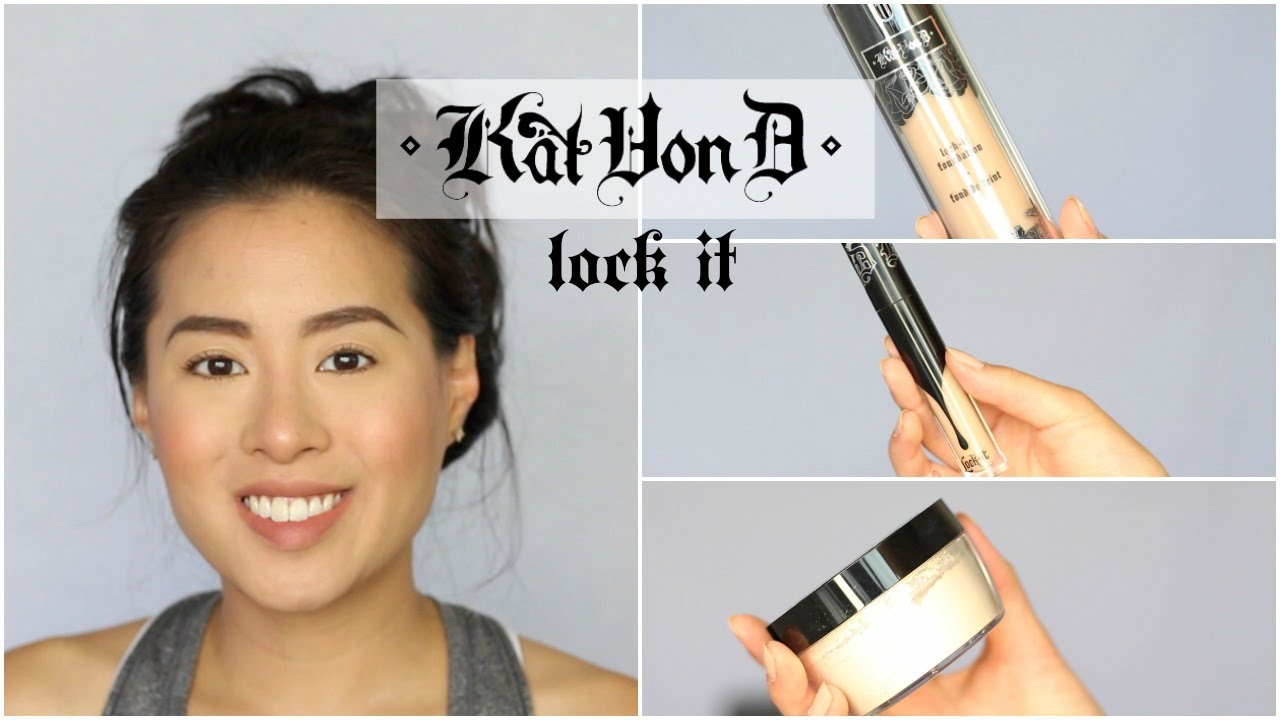 Kat Von D Lock It Foundation, Concealer & Powder | FIrst impressions