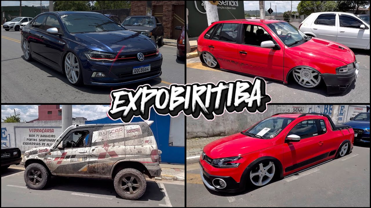 EXPOBIRITIBA MUITO CARRO REBAIXADO O EVENTO DA DIVERSIDADE DE CARROS E CAMINHÕES  
