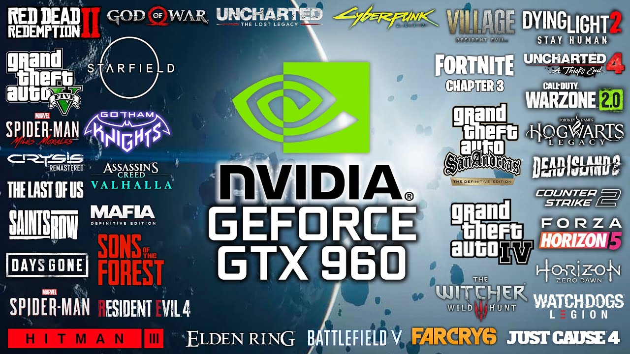 GTX 960 2GB in 2023 - Test in 35 Games