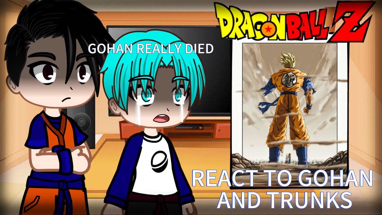 Future Trunks Timeline react to Gohan and Trunks || Part 1: #anime #reaction #gachareact