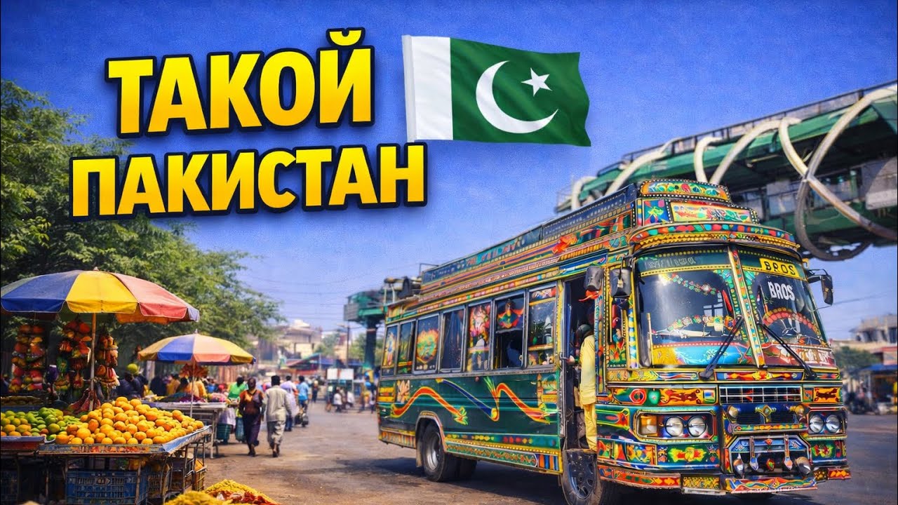 Пакистанские расписные грузовики, зоопарк и море — мой финал в Лахоре🇵🇰