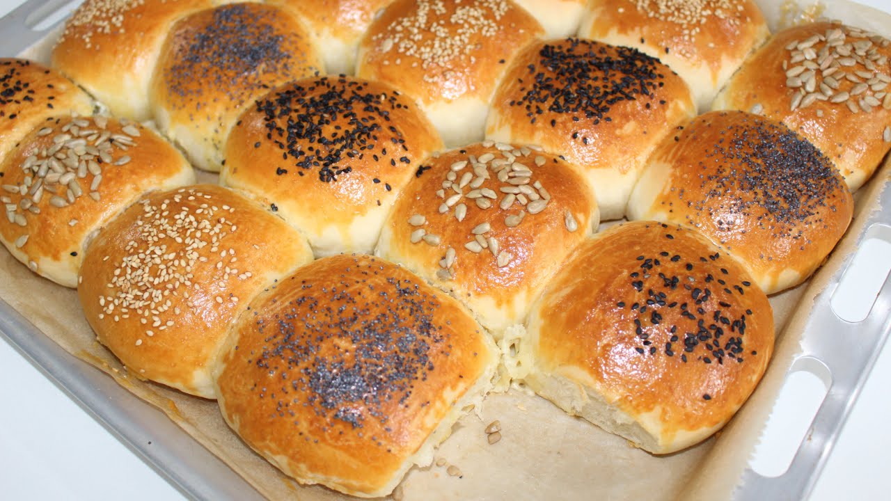Brötchen | Käse Brioche | gefüllte Brötchen | Käsebrötchen | Fetakäse | Rezept