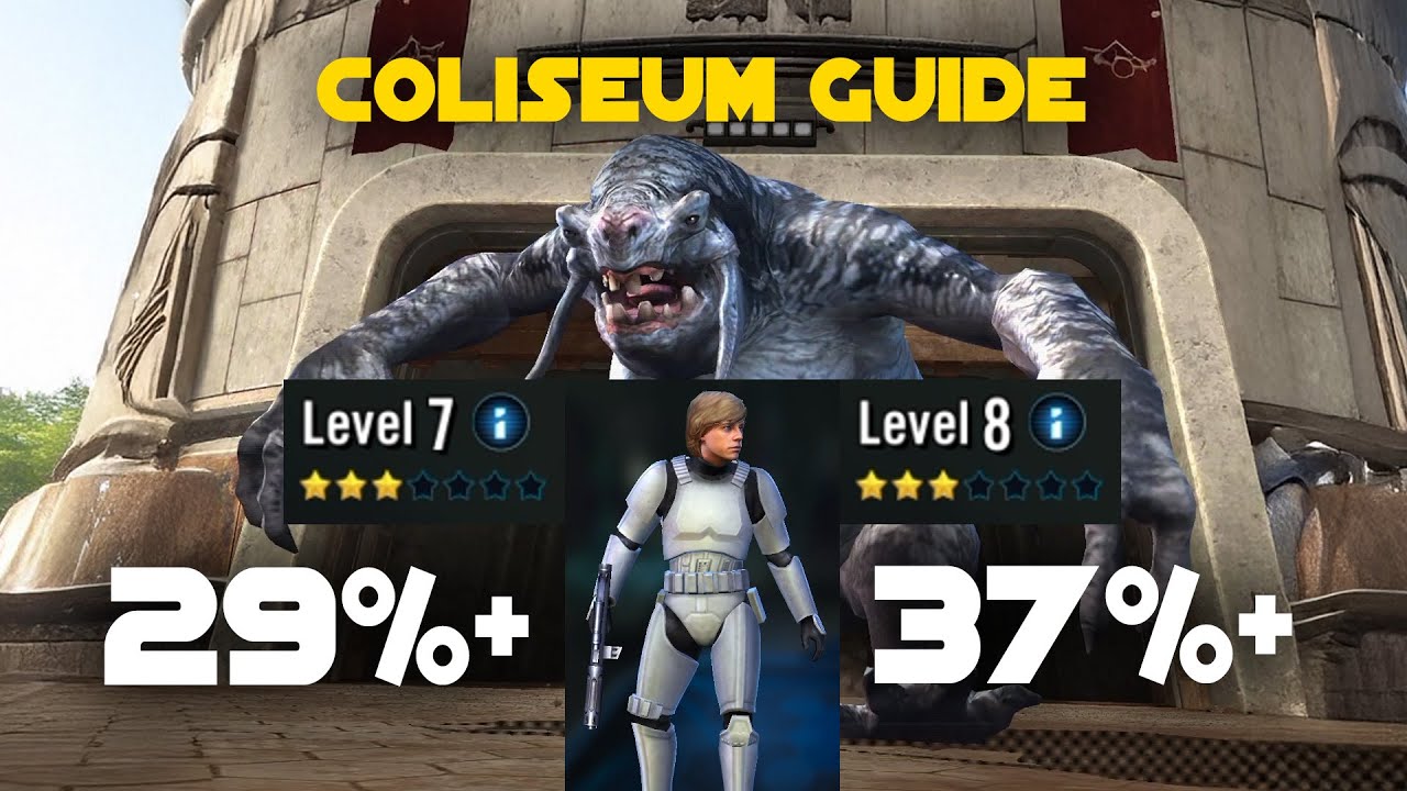 Jotaz - Level 7 & Level 8 Stormtrooper Luke | SWGOH Era Coliseum