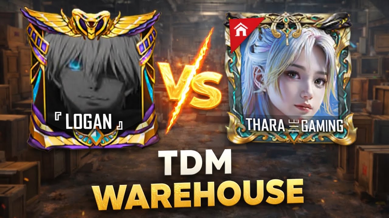 LOGAN VS THARA TDM FULL MATCH UNCUT Thara Gaming Challenge On Me
