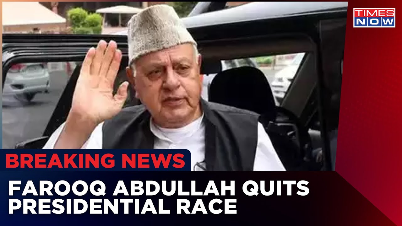Exclusive: Farooq Abdullah Withdraws Name From Presidential Race | Latest English News