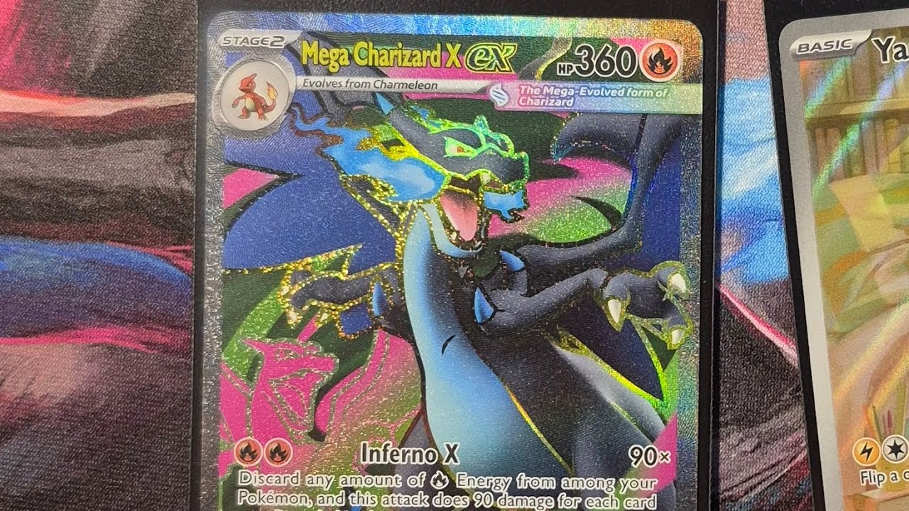 Mega Charizard X ex SIR PULL! UPC PACK REVEAL! 8 HUGE HITS! the #1 Chase Card! (Phantasmal Flames)