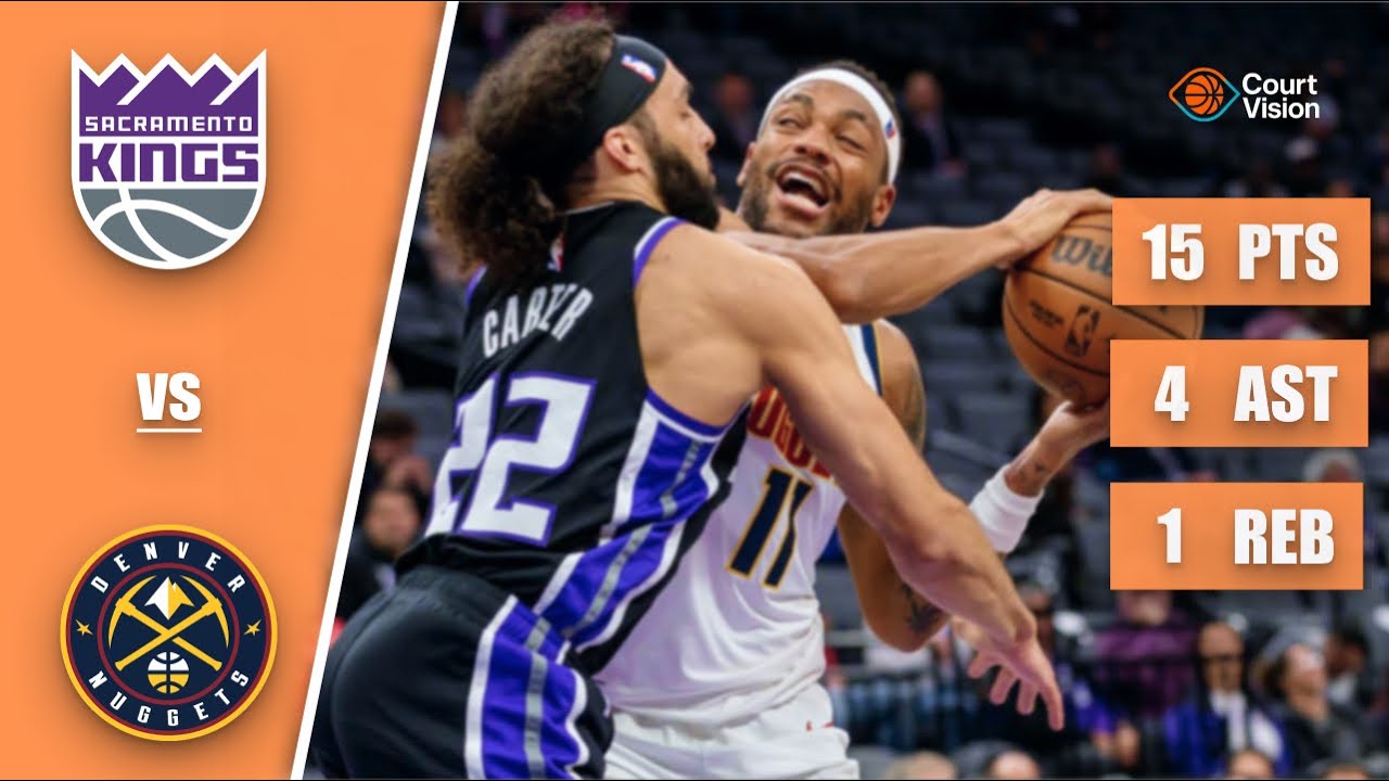 Devin Carter - 15 Points, 4 Assists, 1 Rebound vs Nuggets - 2025-26 Regular Season