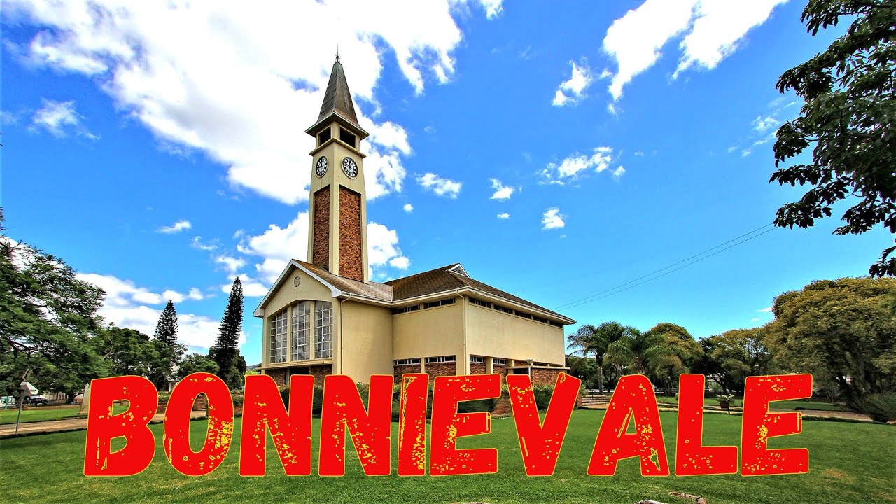 Driving through Bonnievale in Western Cape Province of South Africa