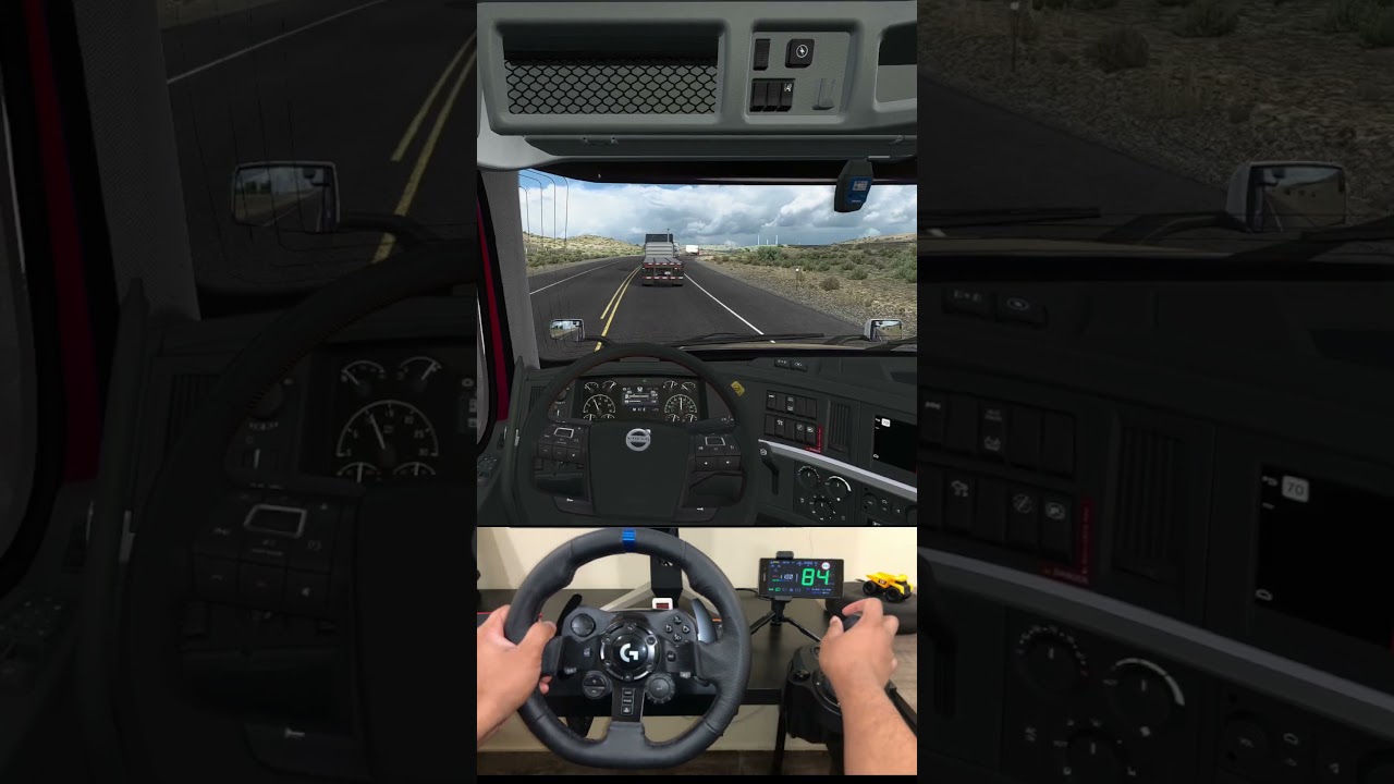 ETS2 or ATS? 😍☀ #americantrucksimulator #ats #shorts #shifting #realistic