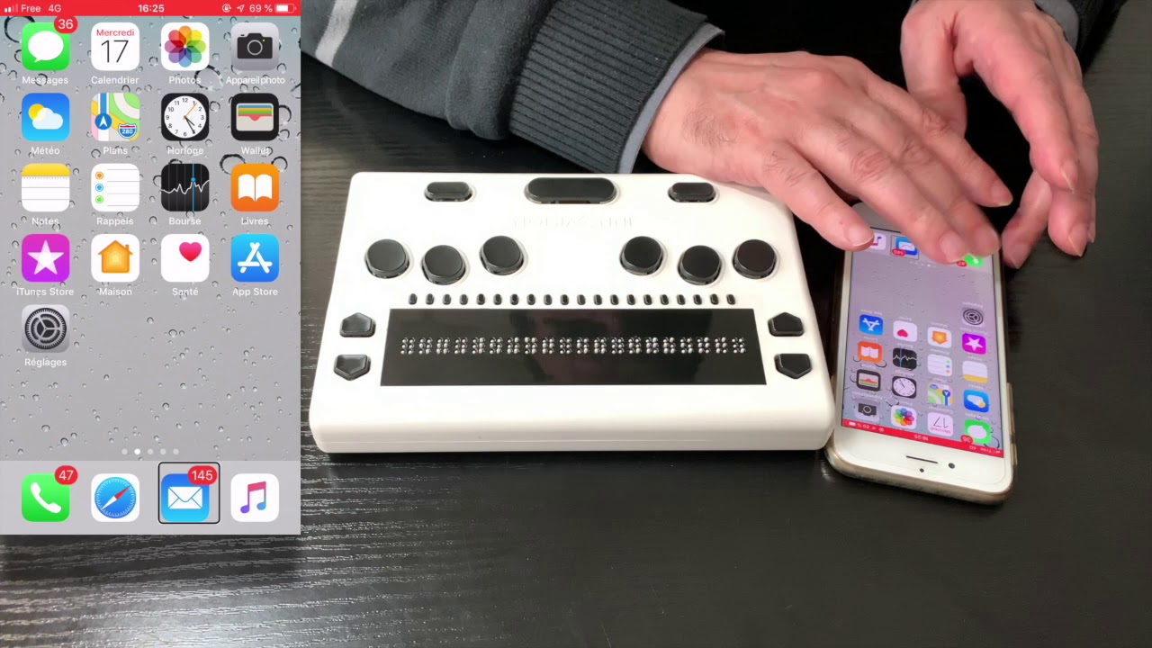 Présentation de la nouvelle plage braille économique BRAILLE ME