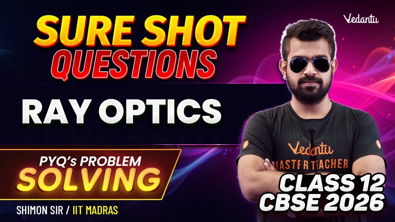 Ray Optics | Sure Shot Questions for Class 12 Board Exams | Physics | CBSE 2026 🔥 Shimon Sir